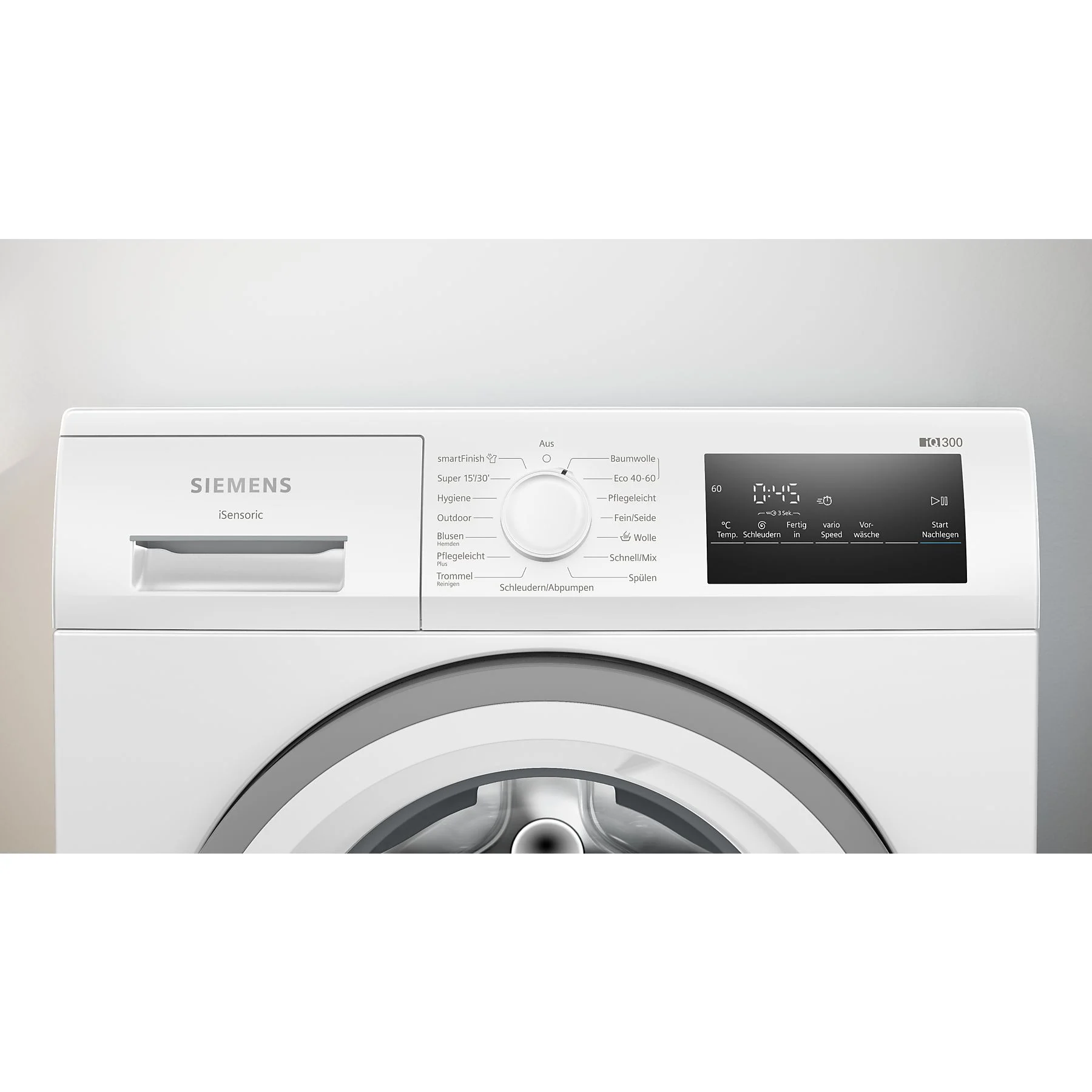 SIEMENS WM14N12A iQ300 wasmachine (9 kg, 1400 tpm, A) - Afbeelding 2