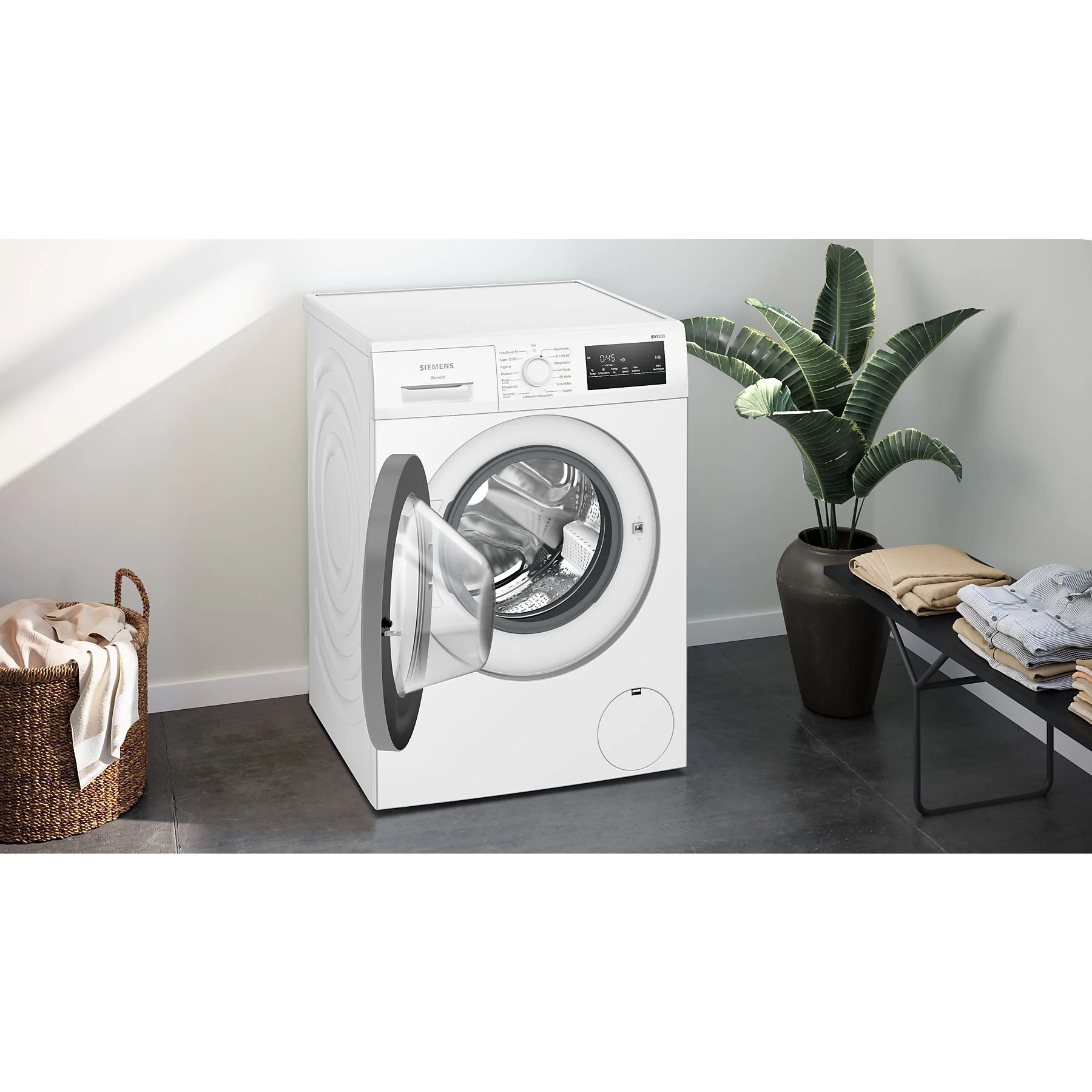 SIEMENS WM14N12A iQ300 wasmachine (9 kg, 1400 tpm, A) - Afbeelding 3