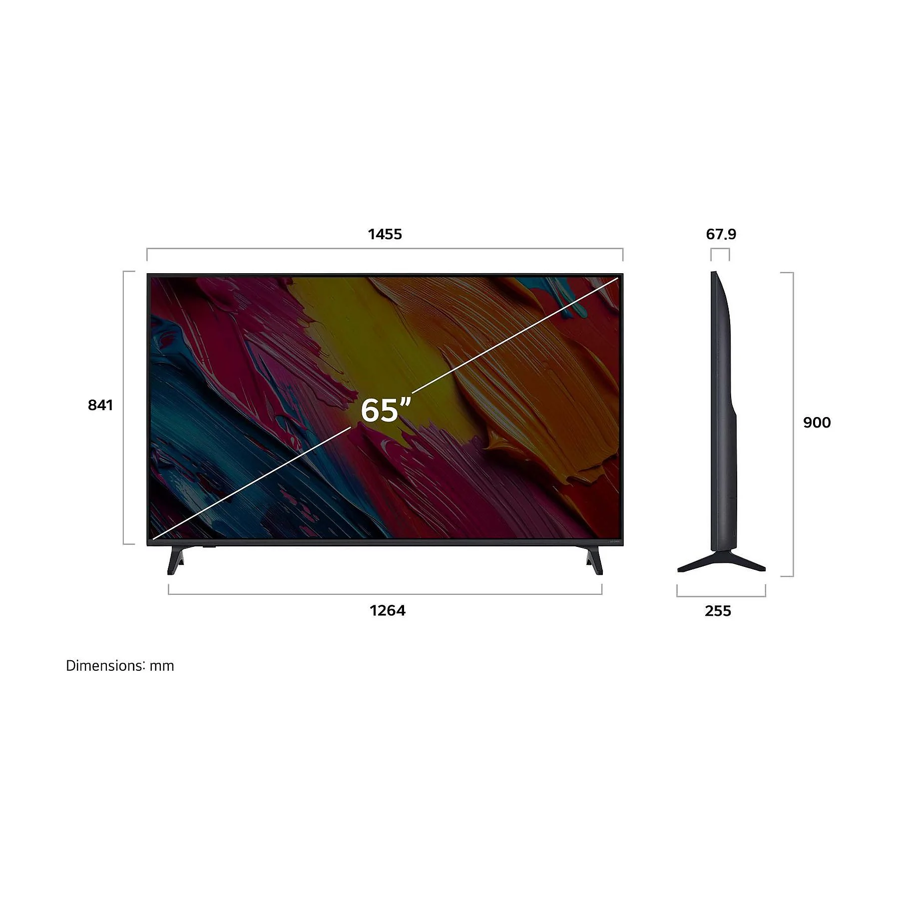 LG 65QNED70A6A LG QNED TV (piatto, 65 pollici / 165 cm, UHD 4K, SMART TV) - Afbeelding 4