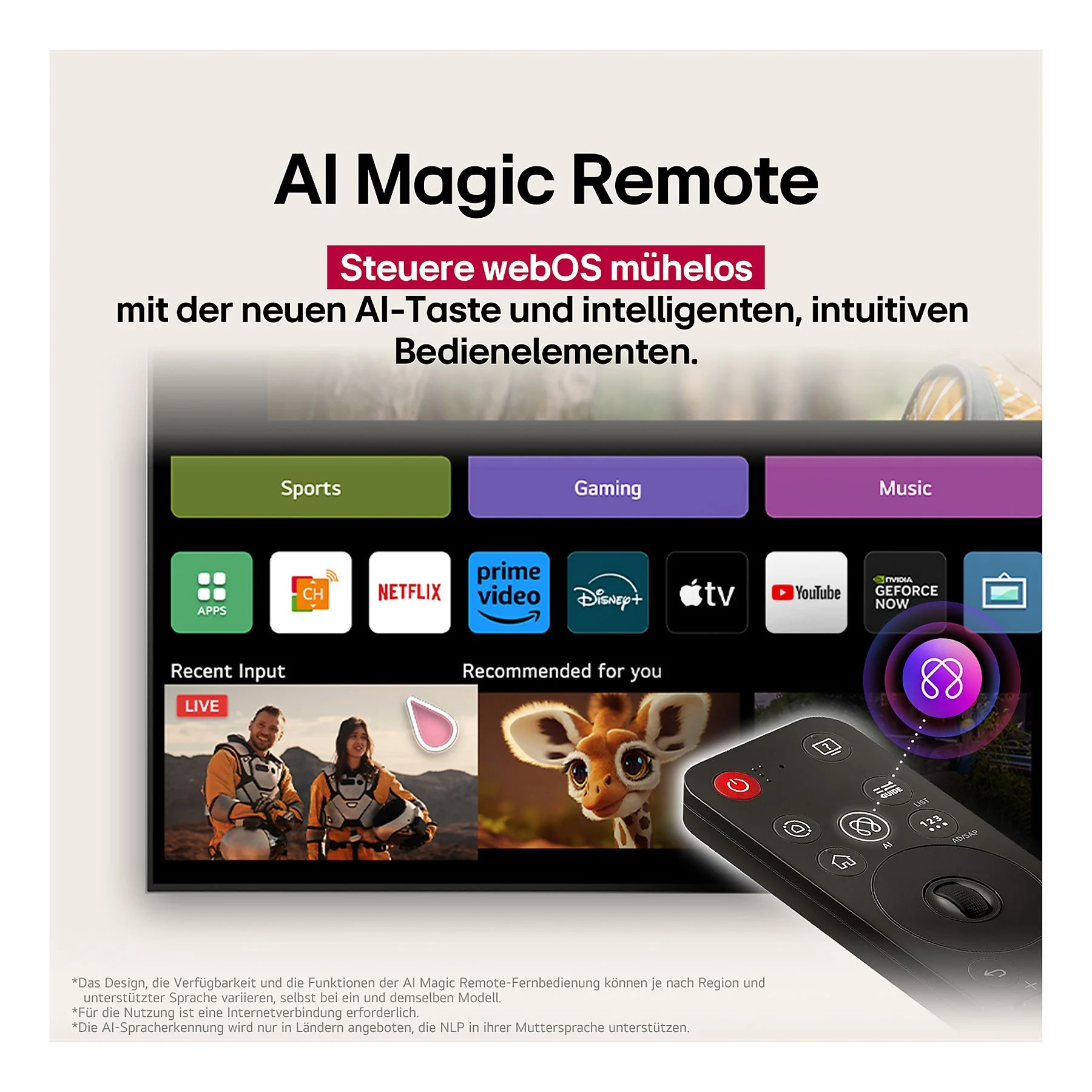 LG 65QNED70A6A LG QNED TV (piatto, 65 pollici / 165 cm, UHD 4K, SMART TV) - Afbeelding 11