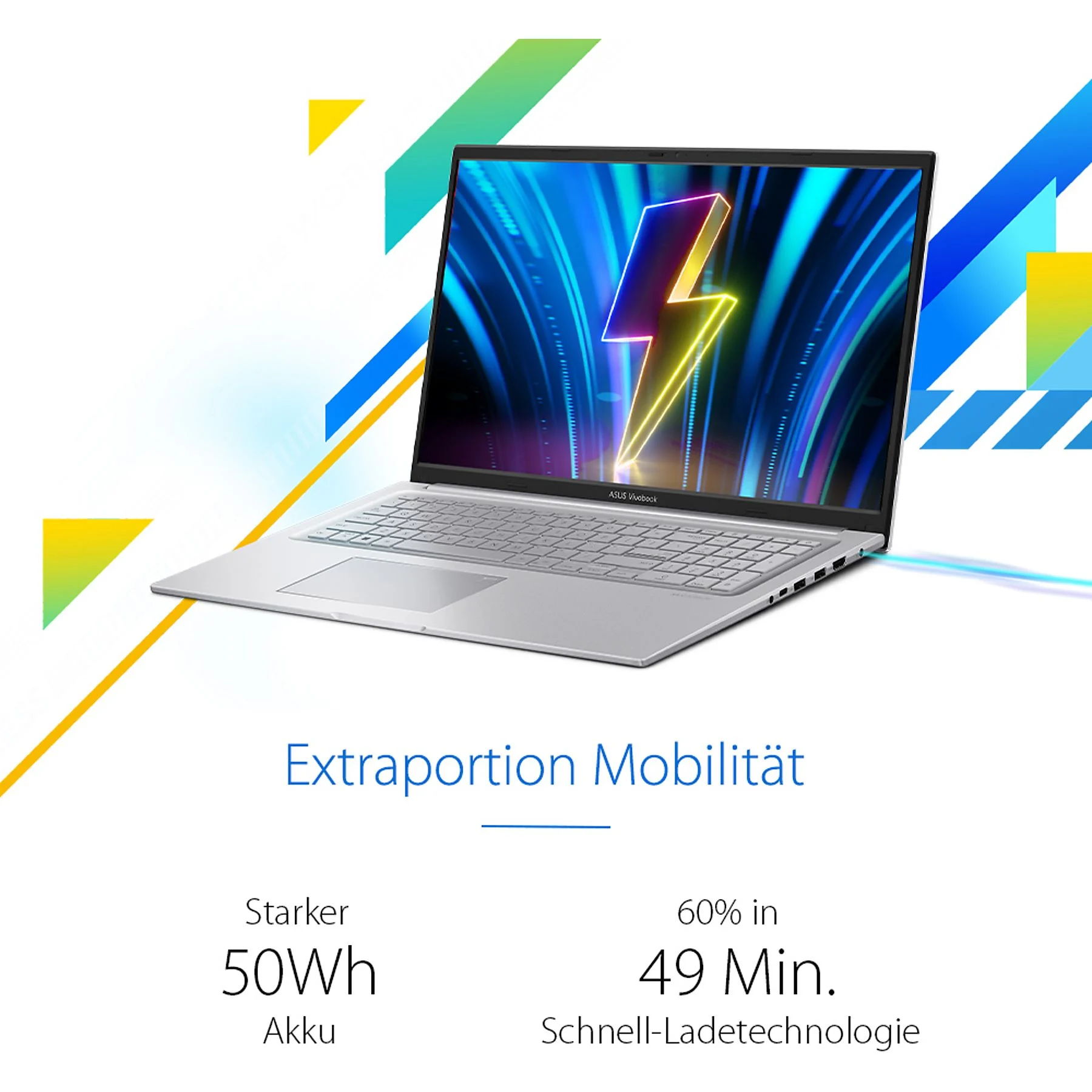 ASUS X1704VA-AU945W – 17,3 inch – Intel® Core™ 7 150U – 16 GB – 512 GB – Geïntegreerde Intel® Core™ Graphics – Windows 11 Home - Afbeelding 12